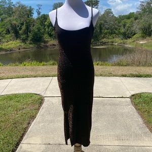 Black and Gold Dress